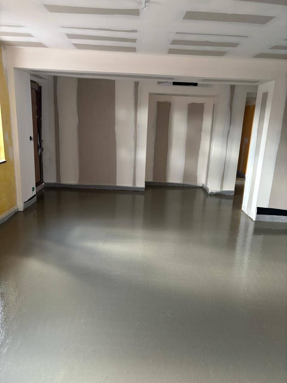 Chantier chape liquide - Top'Isol