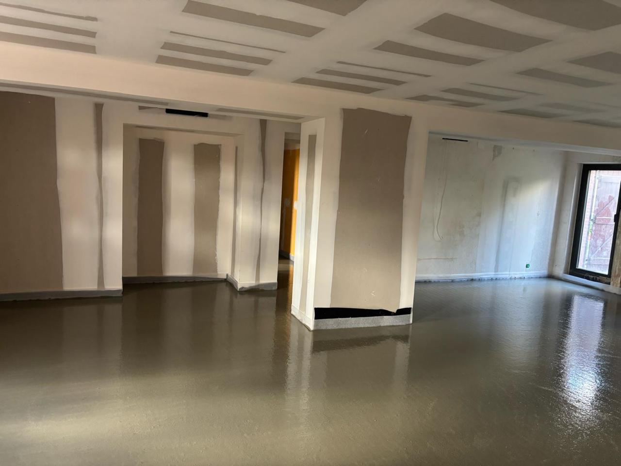 Chantier chape liquide - Top'Isol